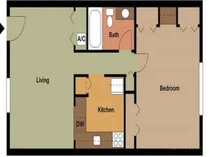 One Bedroom One Bath