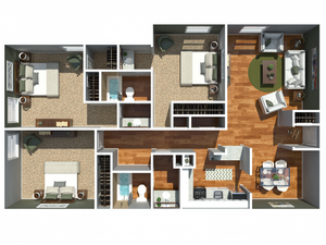 Chowning Square - 3 Bedroom 2 Bathroom