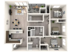 Furnished Signature Twelve96 Floor Plan