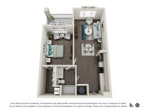 1G floor plan