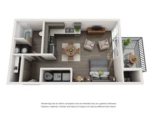 Studio Floorplan