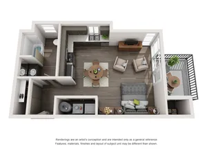 Studio Floorplan