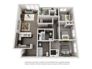 Three Bedroom Floorplan