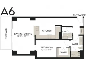 A6 Floor Plan