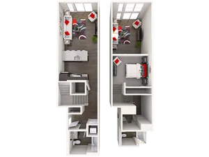 A3 Loft - 1 Bed/1 Bath