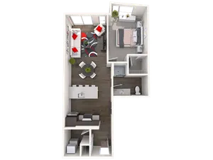B5 - 1 Bed/1 Bath