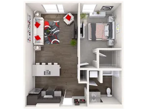 B2 - 1 Bed/1 Bath