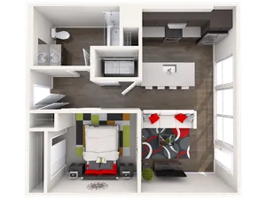 A6 - 1 Bed/1 Bath