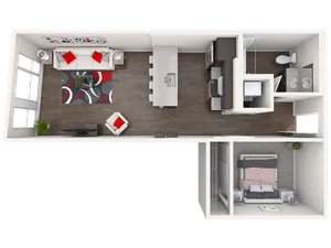 A2 - 1 Bed/1 Bath