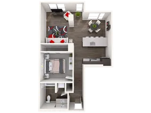 B4 - 1 Bed/1 Bath