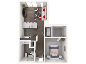 A4 - 1 Bed/1 Bath
