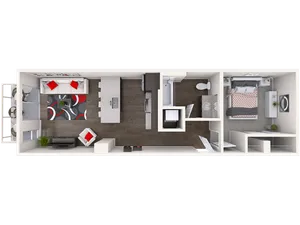 A9 - 1 Bed/1 Bath