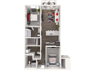C3 - 2 Bed/2 Bath