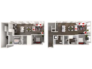 C1 Loft - 2 Bed/2 Bath