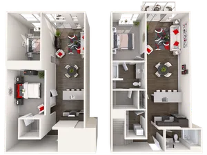 C3 Loft - 2 Bed/2 Bath