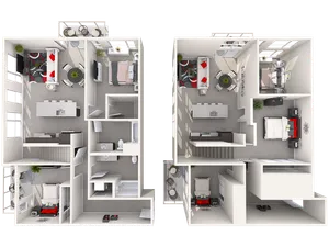 D2 Loft - 3 Bed/2 Bath