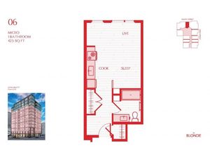06 Floor Plan at The Blonde
