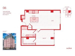 08 Floor Plan at The Blonde