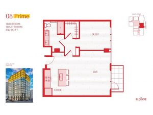 08 Prime Floor Plan at The Blonde