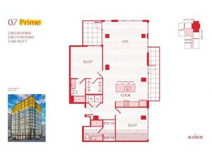 07 Prime Floor Plan at The Blonde