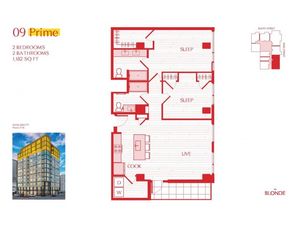 09 Prime Floor Plan at The Blonde