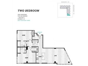 Two Bedroom at Seven at Broadway