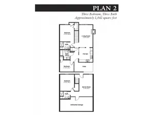 Plan 2, 3-bed, 3-bath