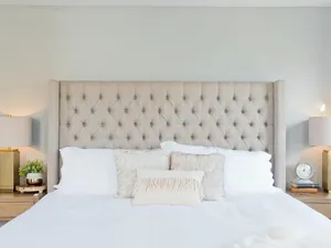 Bed with Nightstand