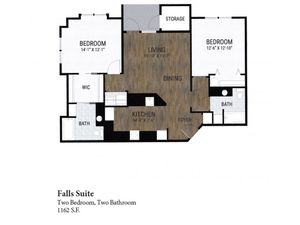 Falls Suite Floor Plan