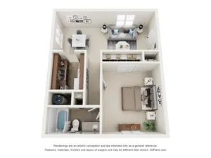 Keoway Village 1BR Floorplan