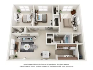 Keoway Village 3BR Floorplan