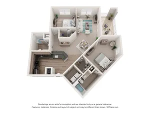 The Stoney Knob floorplan