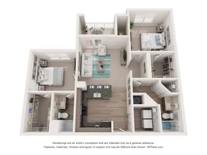 The Merrimon floorplan