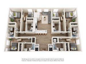 The 818 - Spacious Floorplan