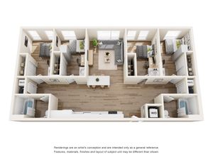 The 818 - Spacious Floorplan