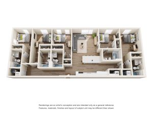 The 818 - Apartment Floorplan