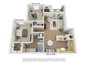 2x1 | Apartments in Houston, TX | The Henry at Liberty Hills