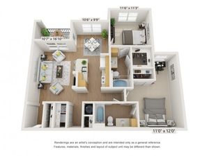 2x2 | Apartments in Houston, TX | The Henry at Liberty Hills