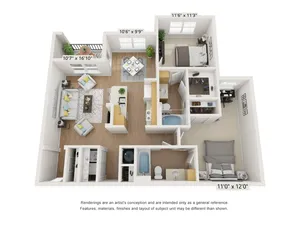 2x2 | Apartments in Houston, TX | The Henry at Liberty Hills