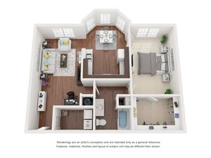 One Bedroom: A1 One Bedroom