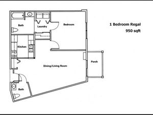 Regal- 1 Bedroom 1.5 Bath