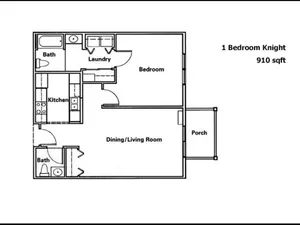 Knight- 1 Bedroom & 1.5 Bath