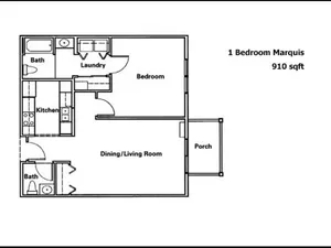 Marquis- 1 Bed & 1.5 Bath