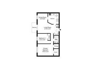 2 bed