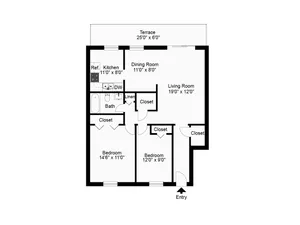 2 bed lower