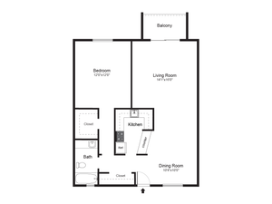 1 bed