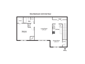 1 bed - 2