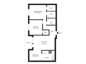 2 bed