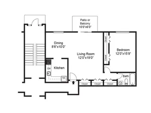 1 bed