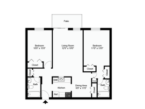 2 bed 2 bath SPL